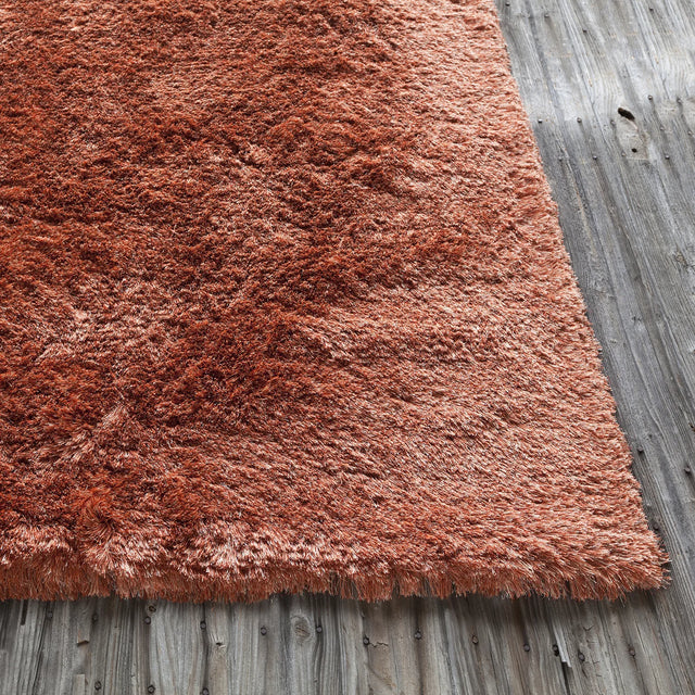Chandra Naya NAY-18809 Orange and Beige rug, corner detail