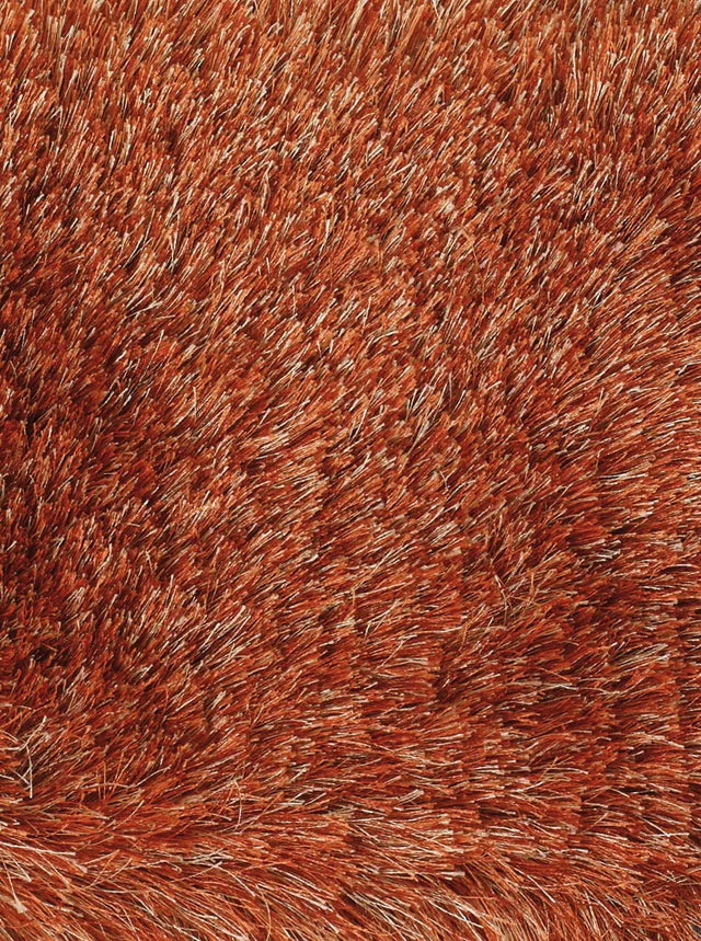 Chandra Naya NAY-18809 Orange and Beige rug, texture close-up