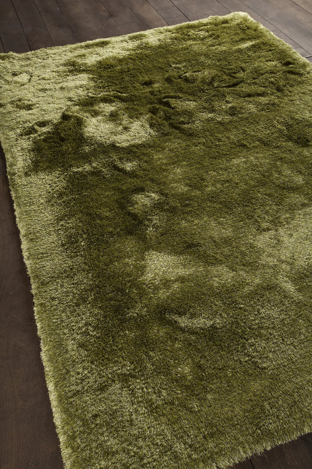 Chandra Naya NAY-18812 Green Mix rug, angled side view