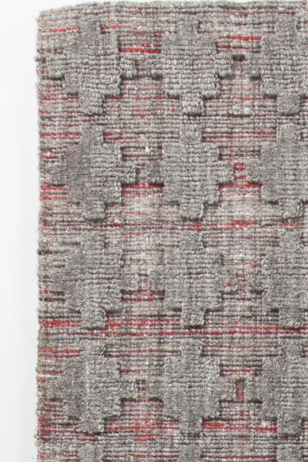 Chandra Netix NET-33201 Red and Grey rug, texture close-up