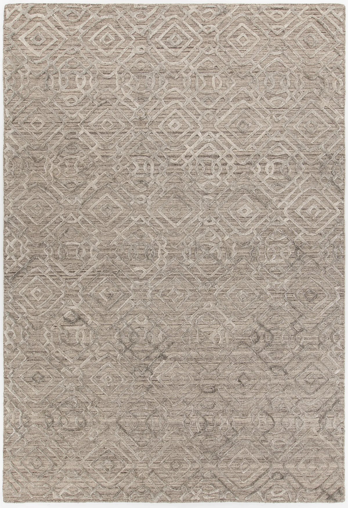 Chandra Nimah NIM-46503 Brown rug, flat view