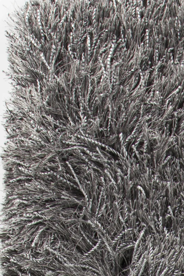 Chandra Onex ONE-35300 Grey and Black rug, texture close-up