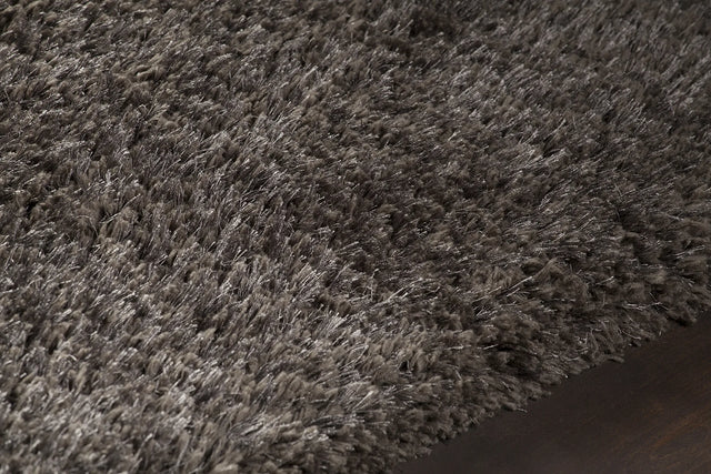 Chandra Oona OON-43501 Taupe rug, side detail view