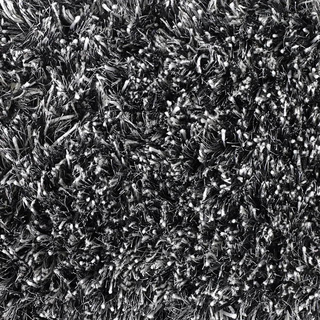 Chandra Orchid ORC-9702 Black and Ivory and Grey rug, texture close-up