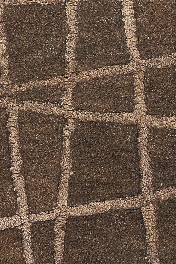 Chandra Oslo OSL-31901 Brown and Light Brown rug, texture close-up