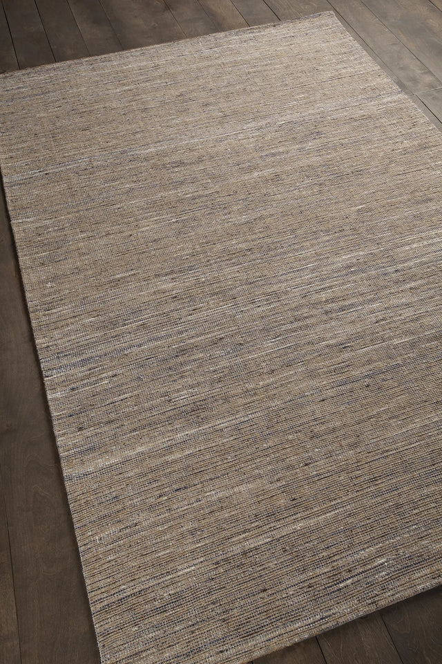 Chandra Pretor PRE-34200 Blue and Natural rug, angled side view