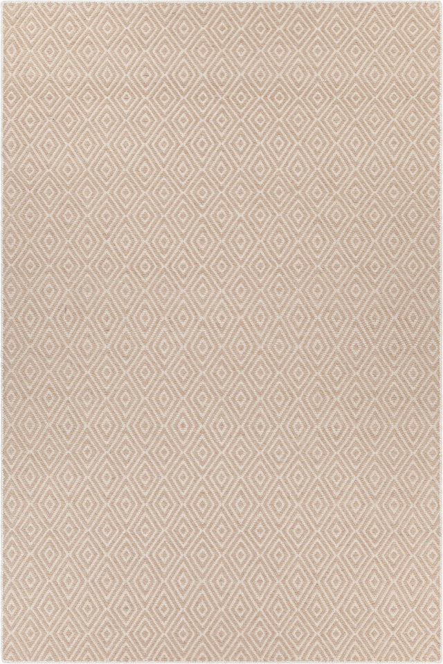 Chandra Raven RAV-47402 Tan rug, flat view