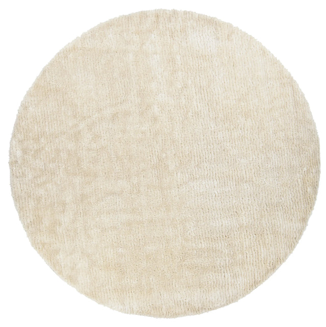 Chandra Royal ROY-15100 Ivory round rug, flat view