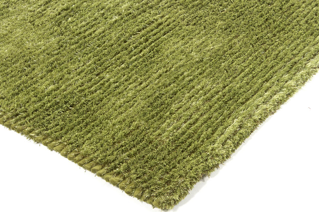 Chandra Royal ROY-15101 Green rug, corner detail