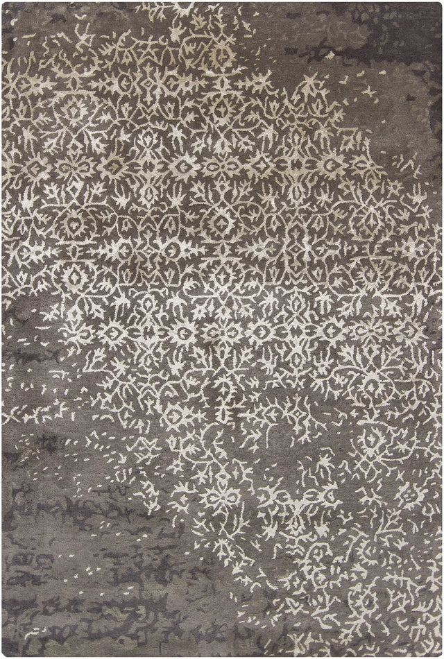 Chandra Rupec RUP-39601 Grey and Cream rug, flat view