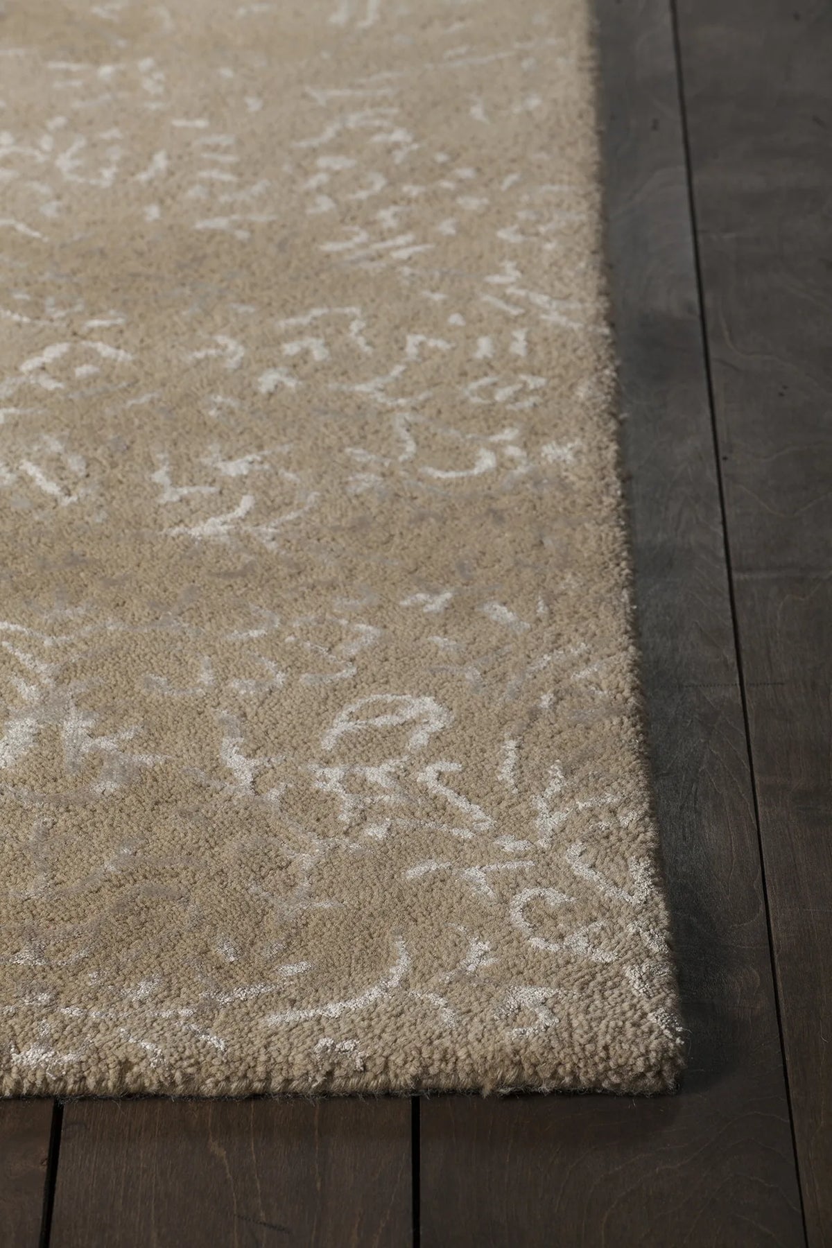 Chandra Rupec RUP-39613 Beige rug, corner detail