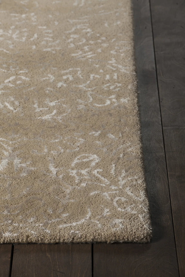 Chandra Rupec RUP-39613 Beige rug, corner detail