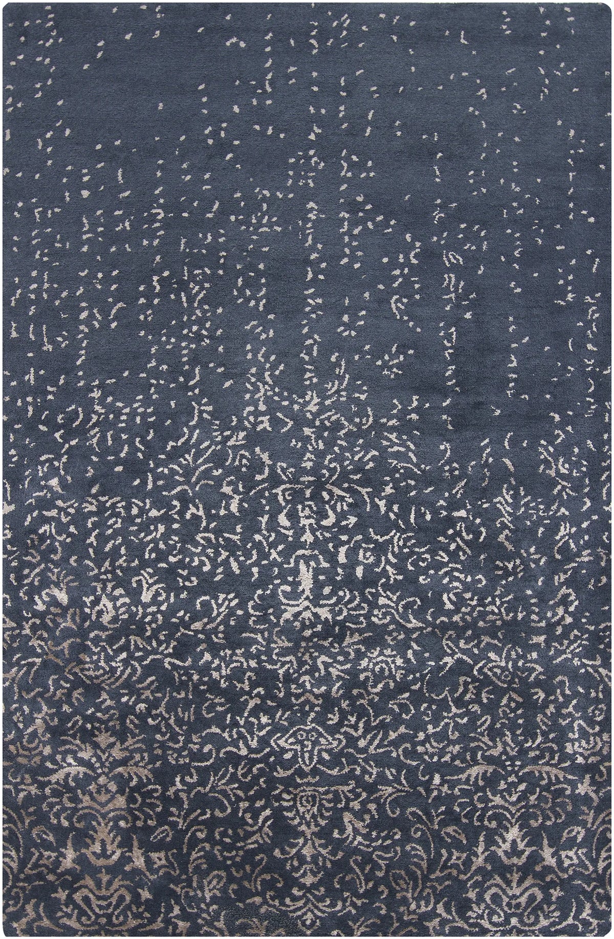 Chandra Rupec RUP-39614 Navy and Beige rug, flat view