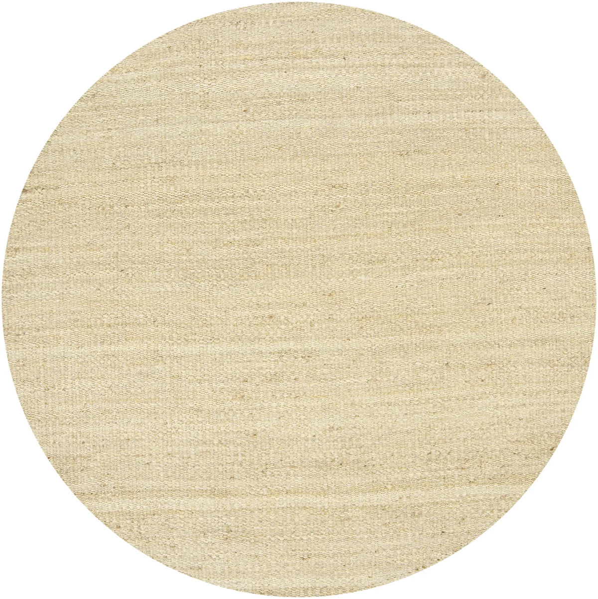 Chandra Saket SAK-3702 Tan round rug, flat view