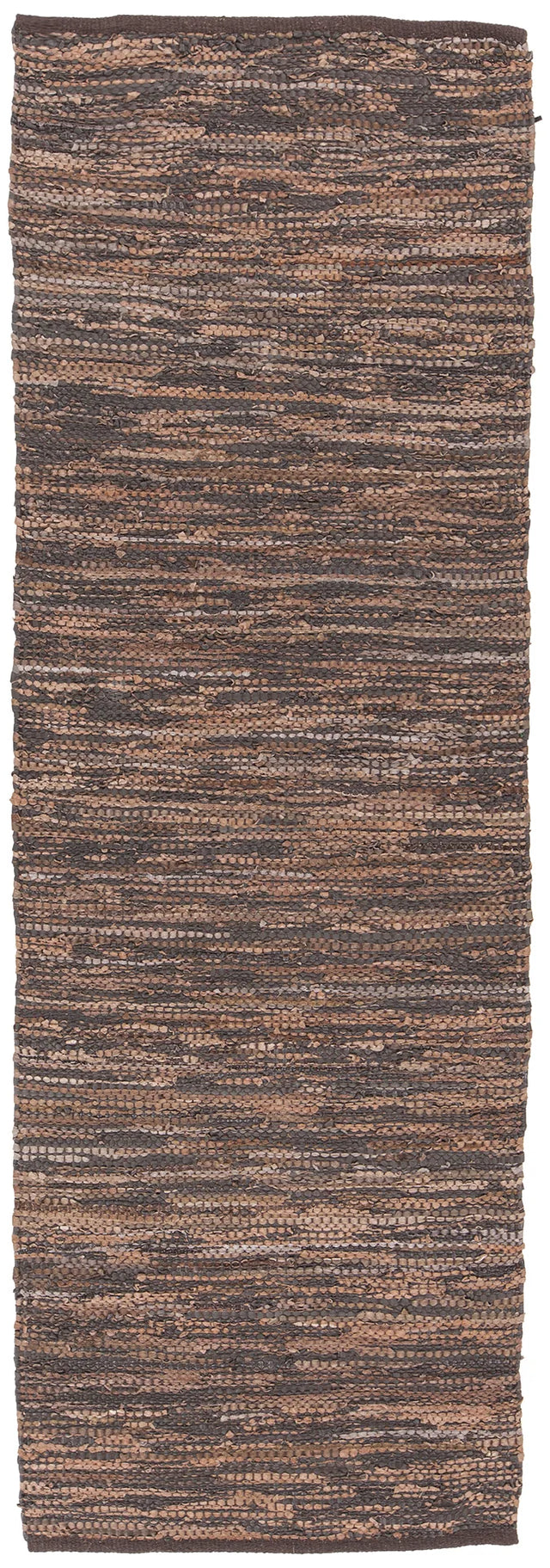 Chandra Saket SAK-3704 Brown runner rug, flat view