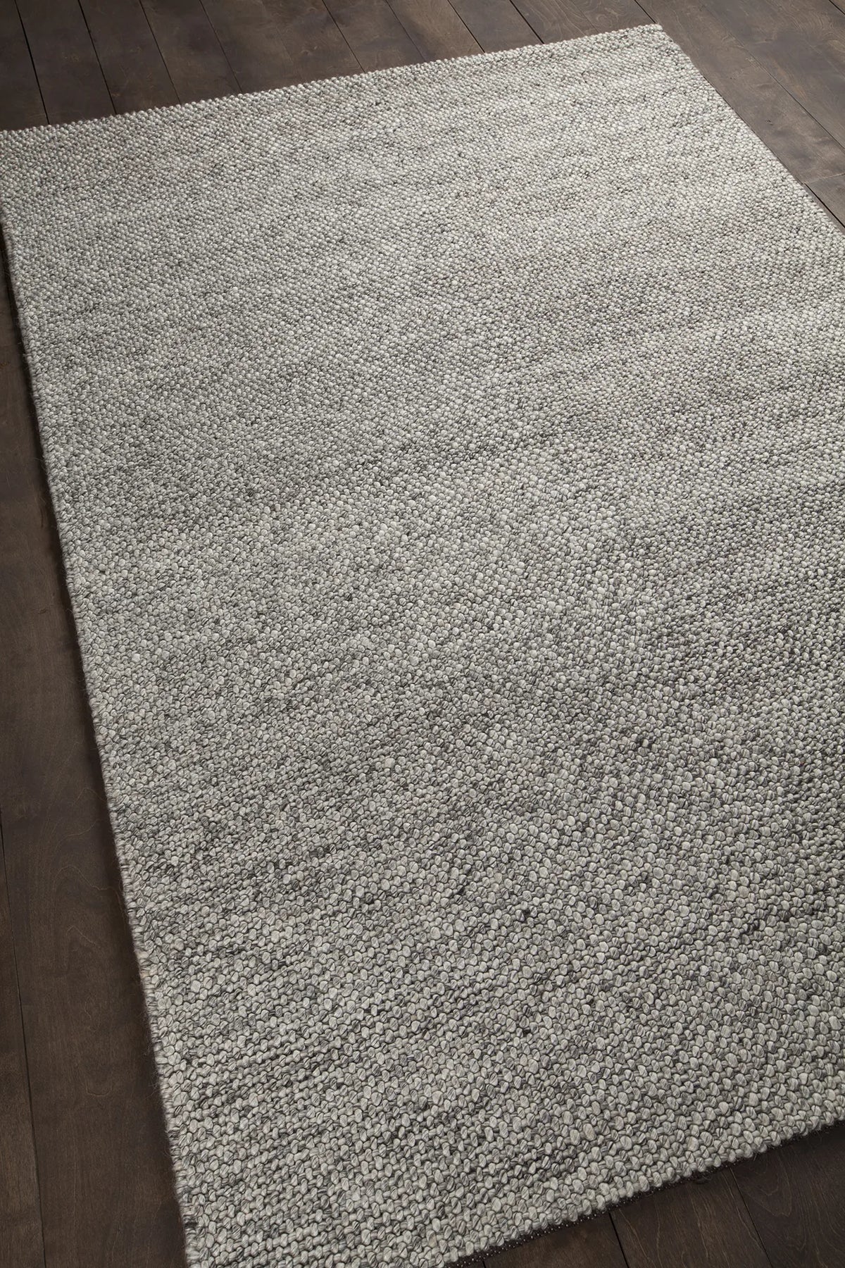 Chandra Sinatra SIN-10100 Taupe and Grey and Cream rug, angled side view