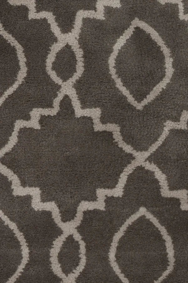 Chandra Stella STE-52124 Charcoal and Cream rug, texture close-up