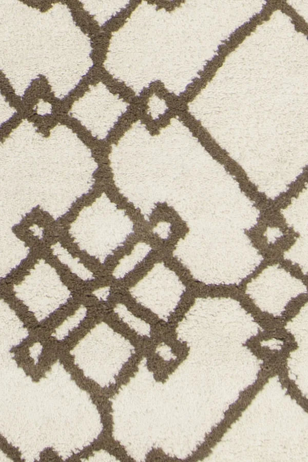 Chandra Stella STE-52174 Cream and Brown rug, texture close-up