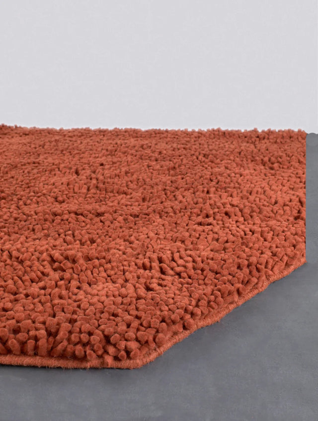 Chandra Strata STR-1107 Orange rug, corner detail