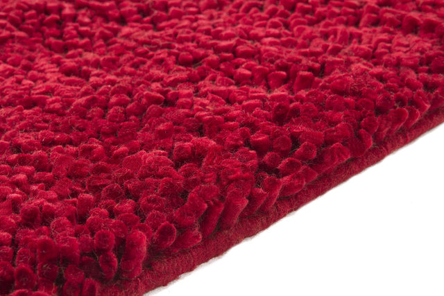 Chandra Strata STR-1110 Deep Red rug, corner detail