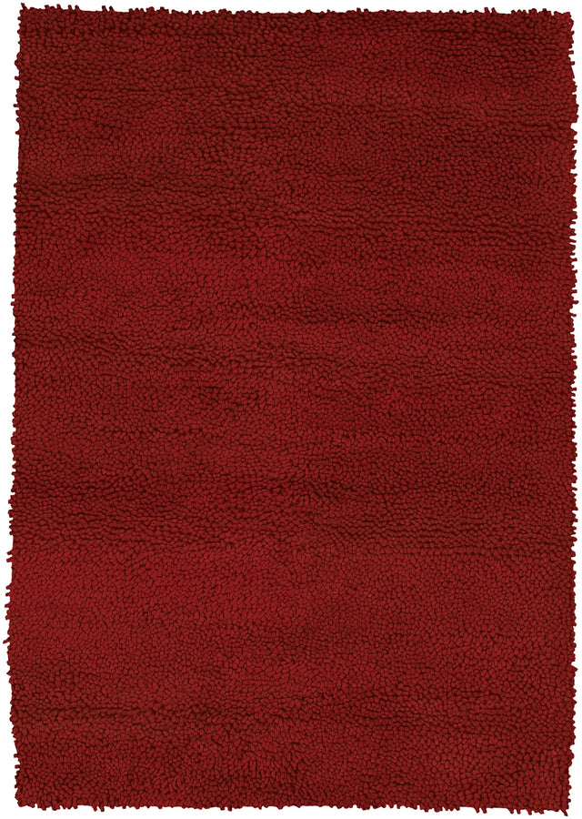 Chandra Strata STR-1110 Deep Red rug, flat view