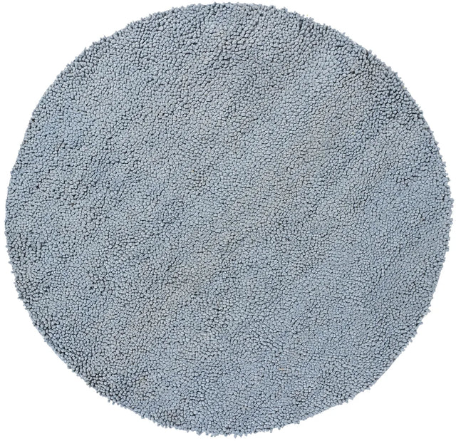 Chandra Strata STR-1124 Blue round rug, flat view