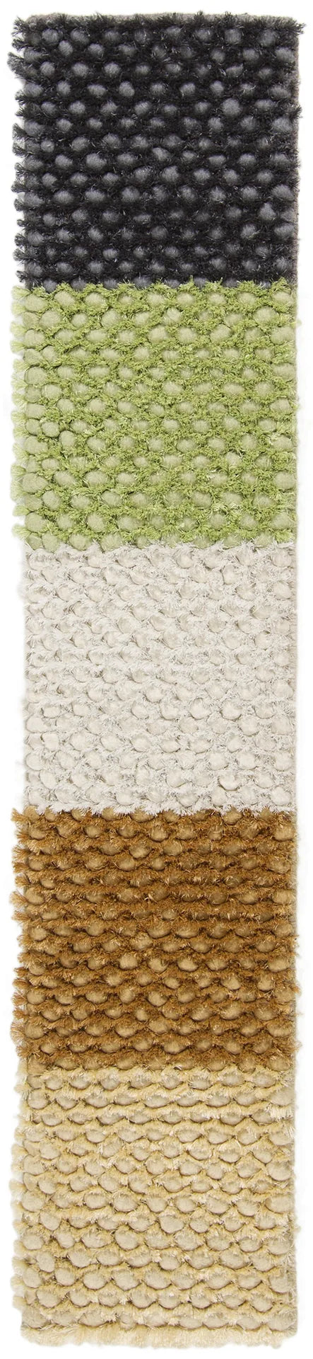 Chandra Strata sample color blanket, Gold and Tan