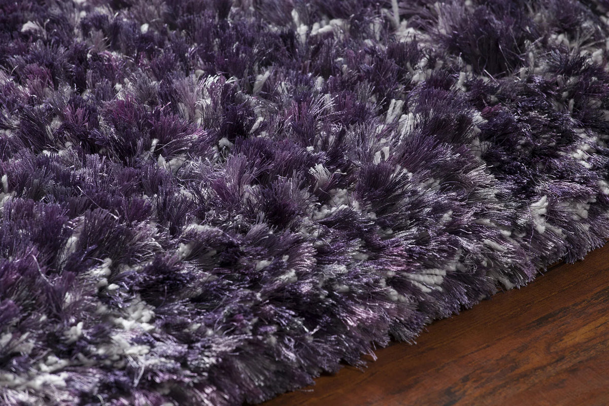 Chandra Supros SUP-36701 Purple Multi rug, side detail view