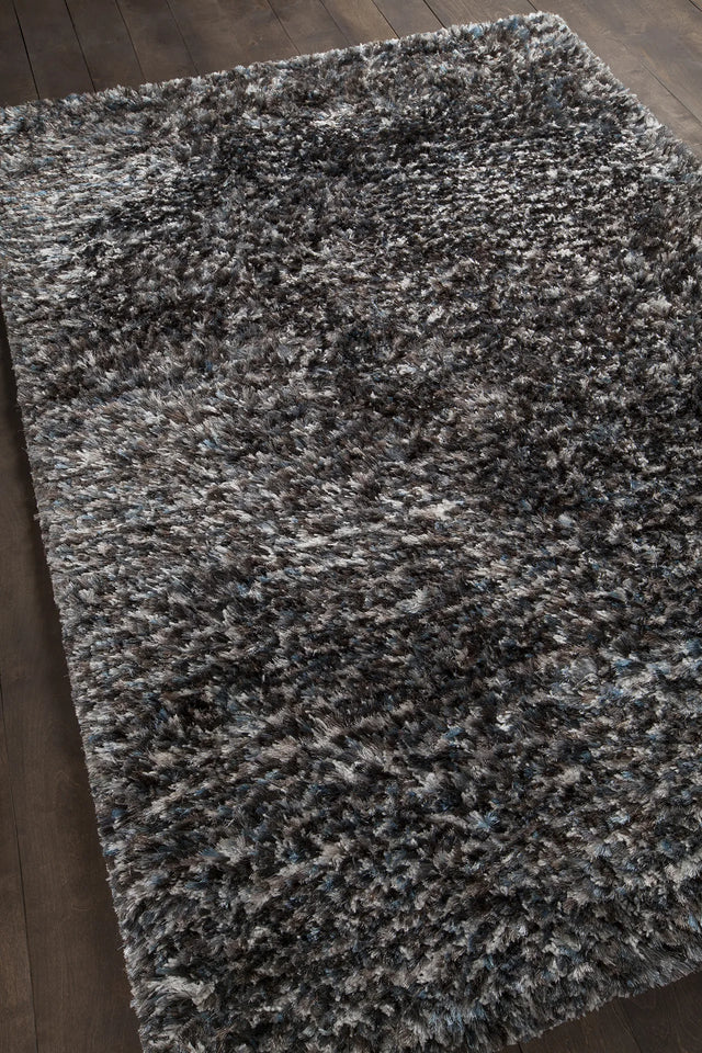 Chandra Supros SUP-36703 Blue and Brown Multi rug, angled side view