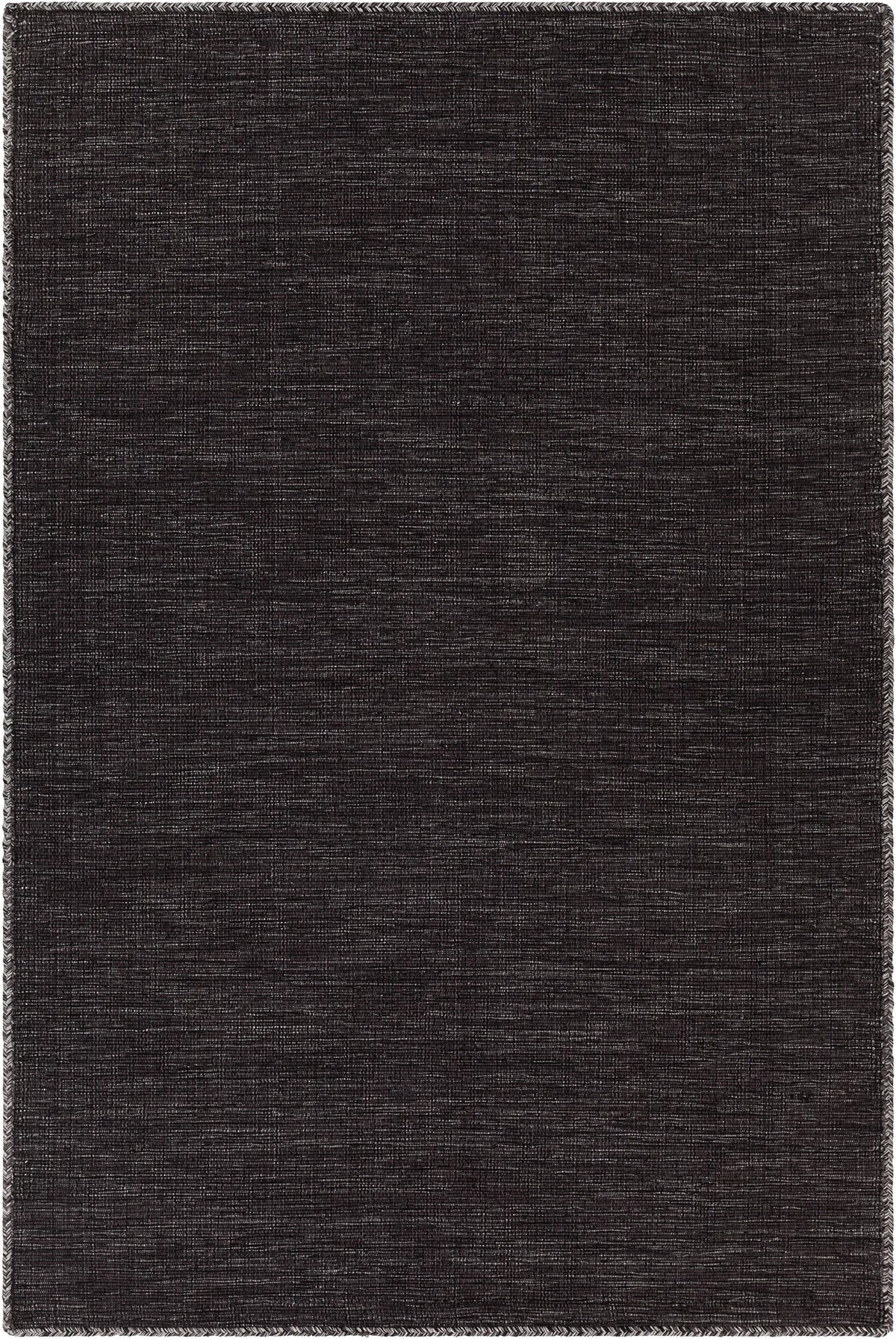 Chandra Sybil SYB-46003 Black rug, flat view