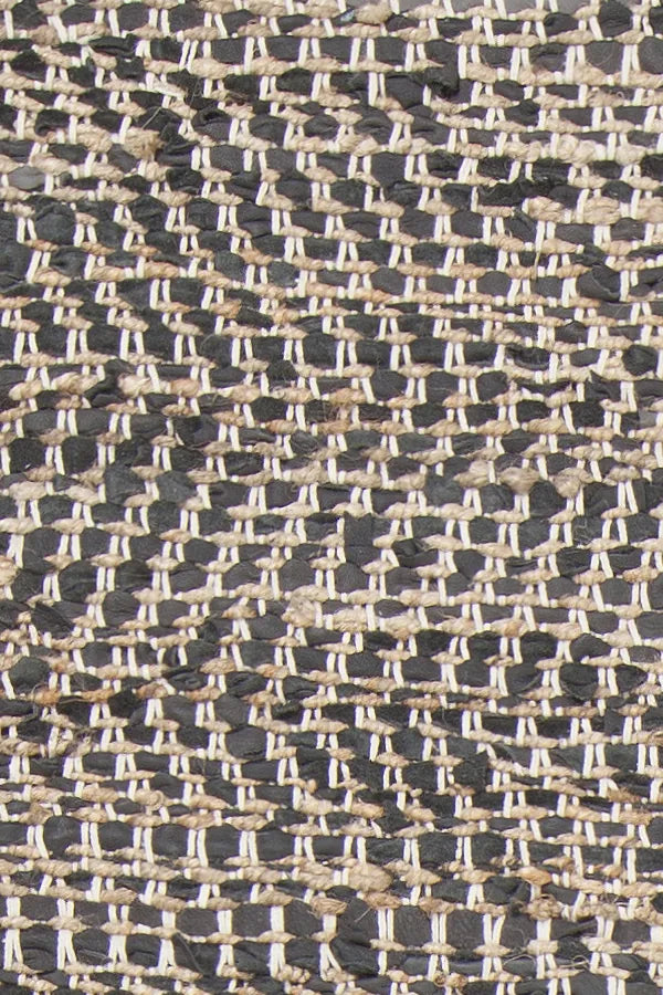 Chandra Tenola TEN-37601 Black rug, texture close-up