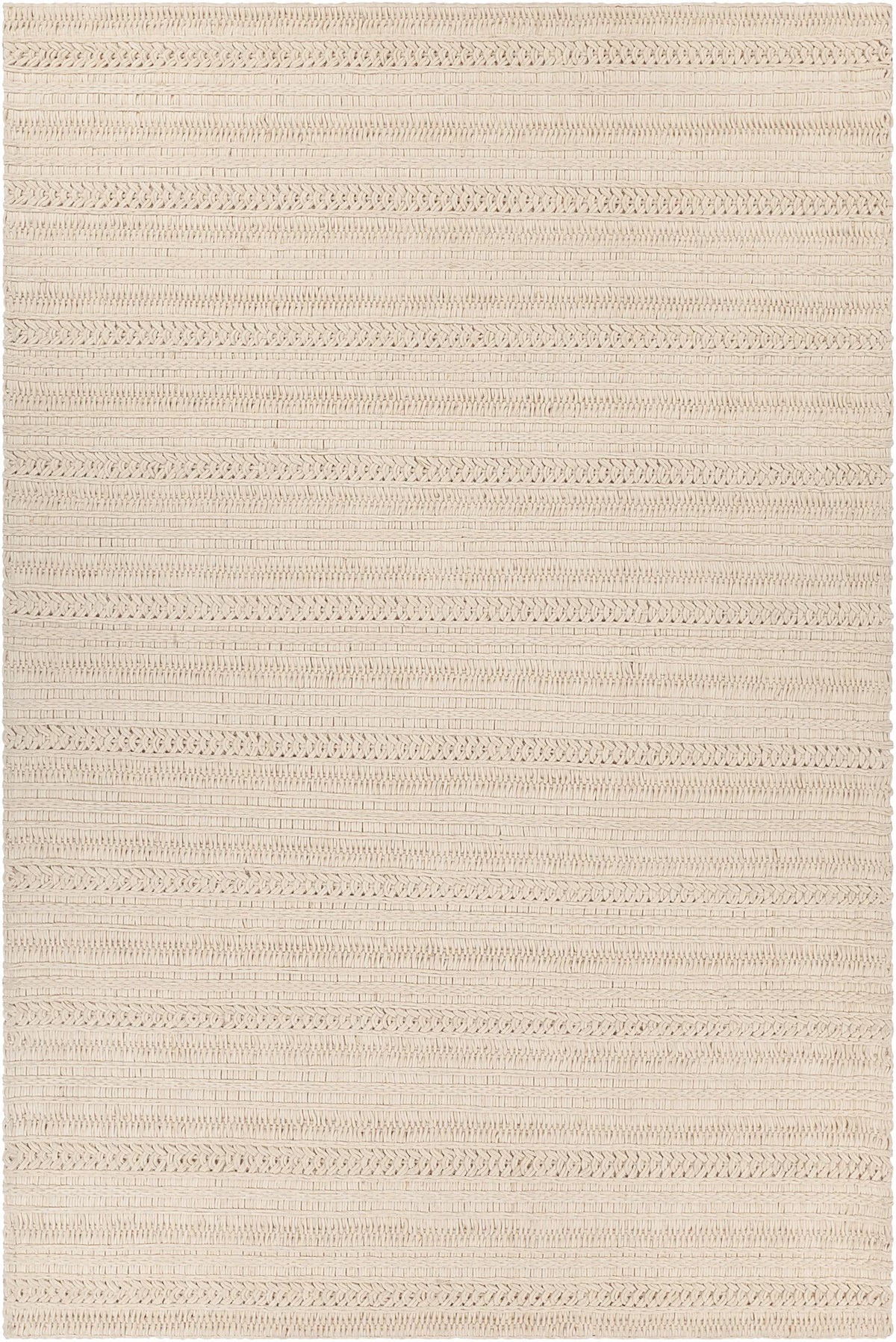 Chandra Tia TIA-48103 White rug, flat view
