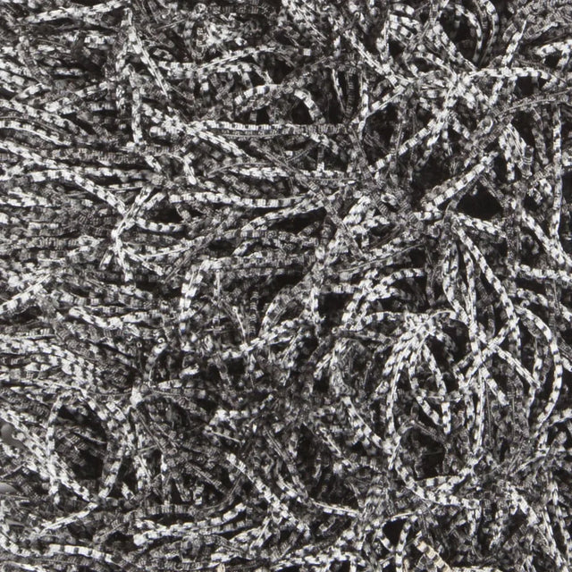 Chandra Tyra TYR-43601 Grey and Black rug, texture close-up