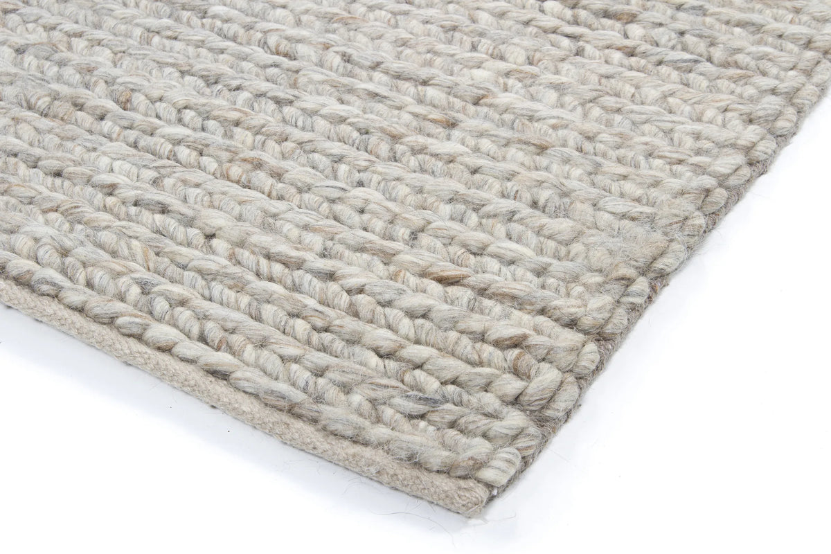Chandra Valencia VAL-24401 Beige and Tan and Brown rug, corner detail