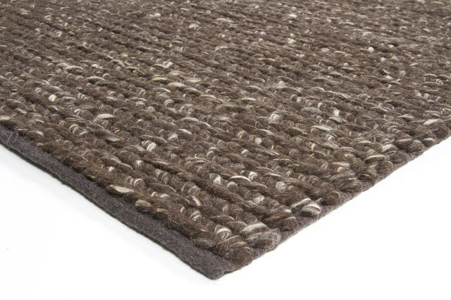 Chandra Valencia VAL-24403 Brown and Beige rug, corner detail