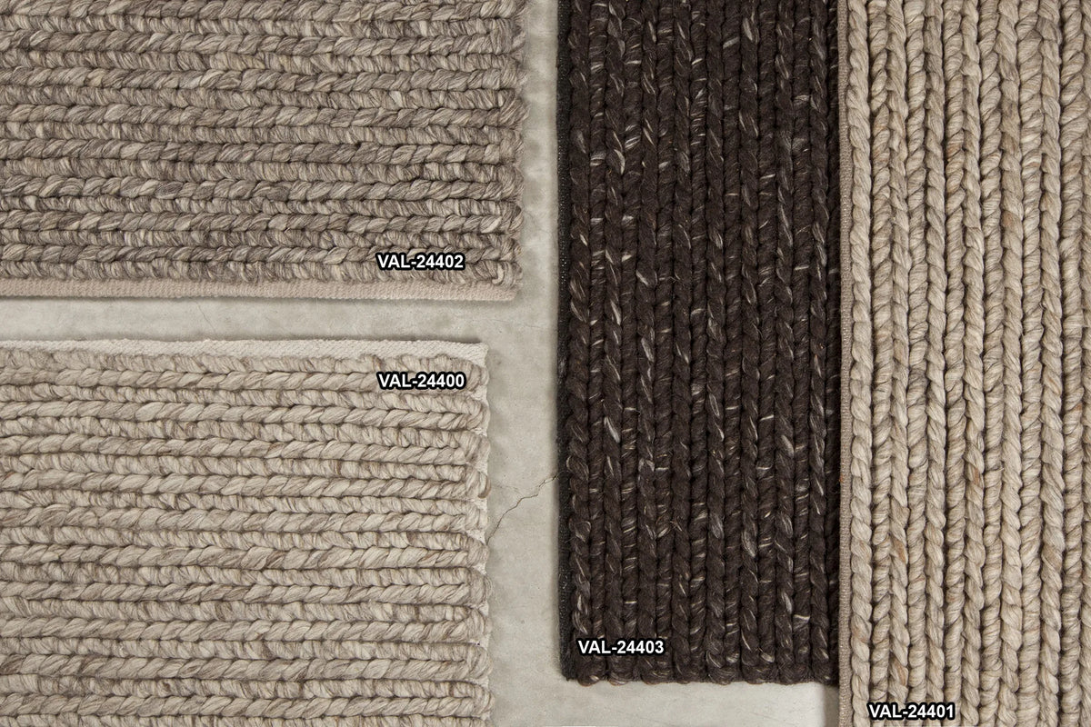 Chandra Valencia rug collection, family color assortment