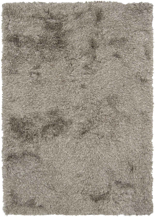 Chandra Vani VAN-13611 Charcoal and Ivory rug, flat view