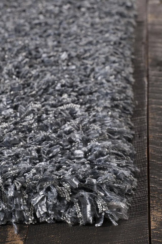 Chandra Vega VEG-40500 Blue rug, corner detail