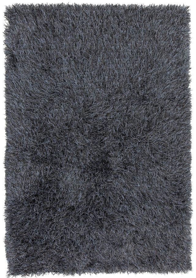 Chandra Vilma VIL-43103 Black rug, flat view