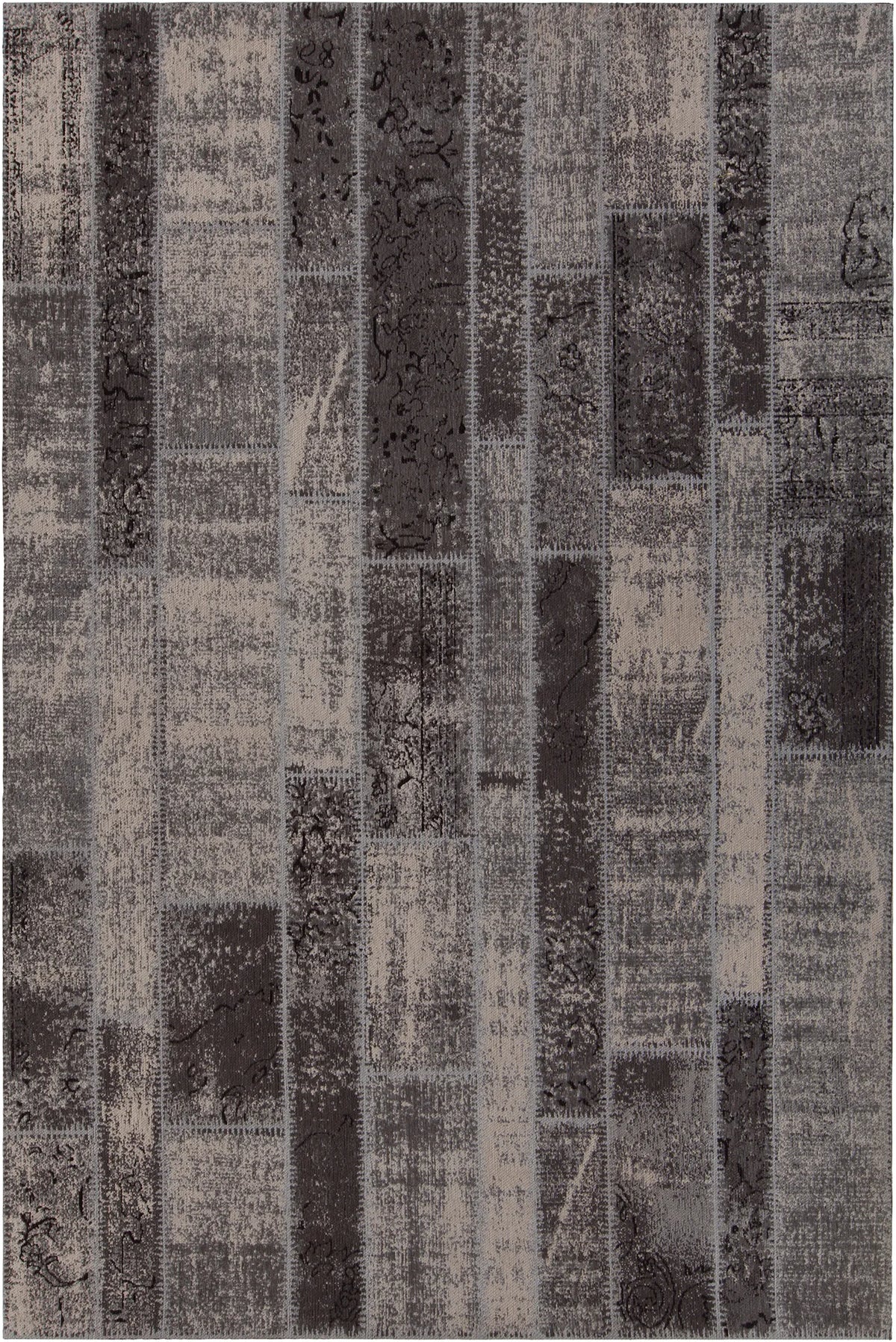 Chandra Willa WIL-46601 Grey and Beige rug, flat view