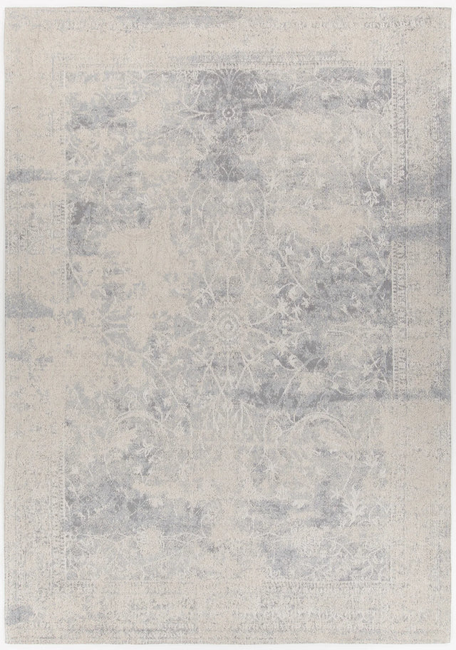 Chandra Willa WIL-46603 Blue and Beige rug, flat view