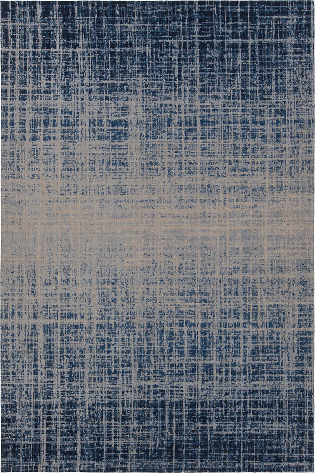 Chandra Willa WIL-46607 Blue and Beige rug, flat view
