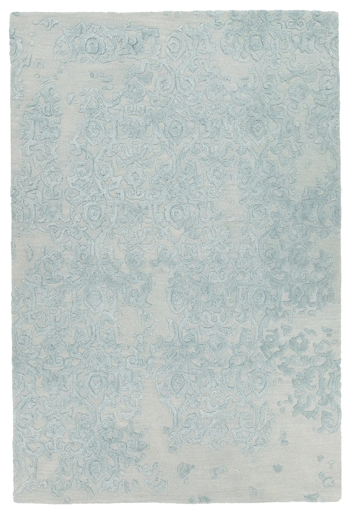 Chandra Xia XIA-43704 blue rug, flat view
