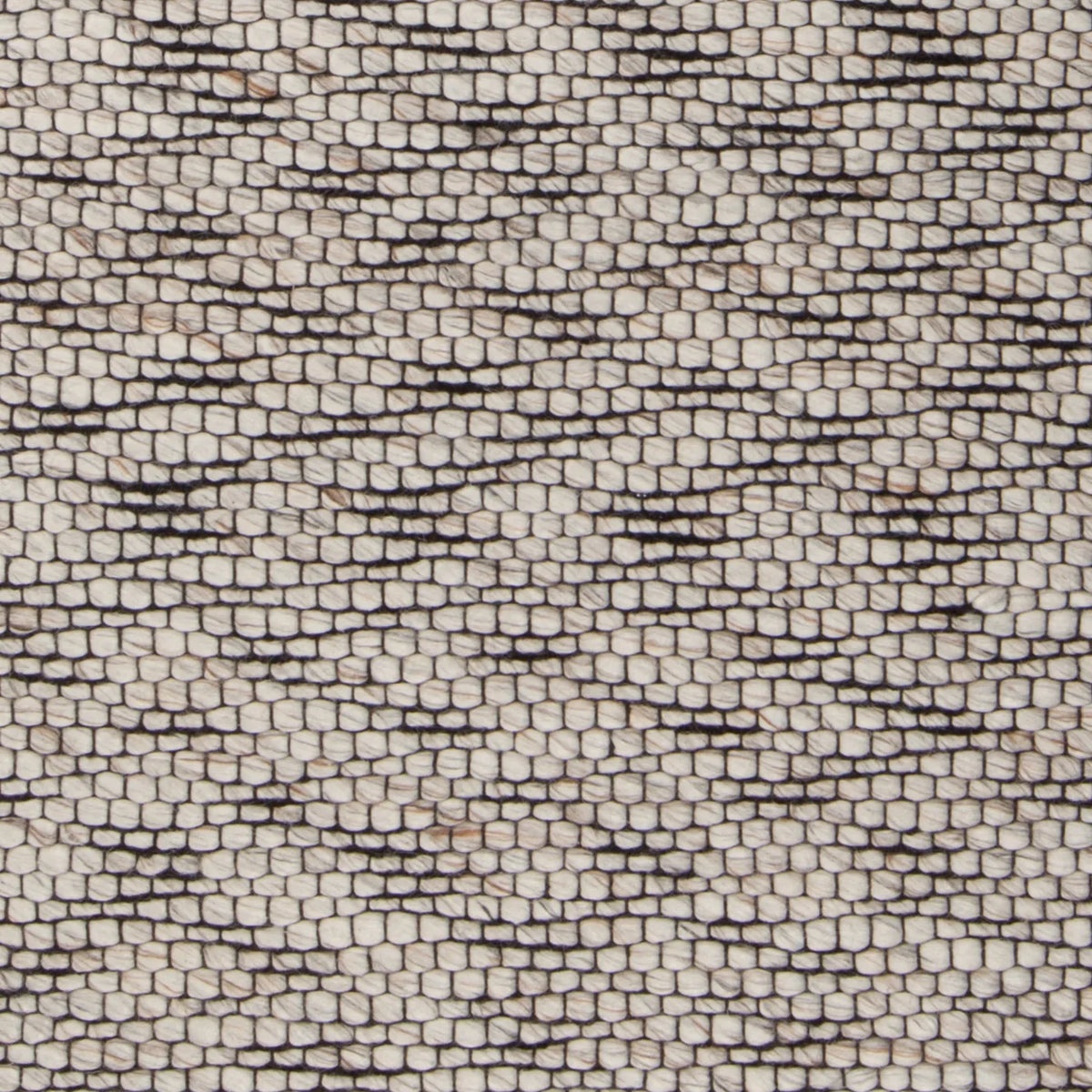 Chandra Yvonne YVO-48501 White and Black rug, texture close-up