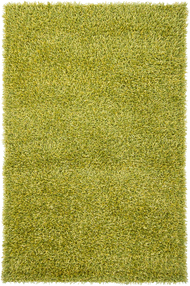 Chandra Zara ZAR-14511 Green and Yellow rug, flat view