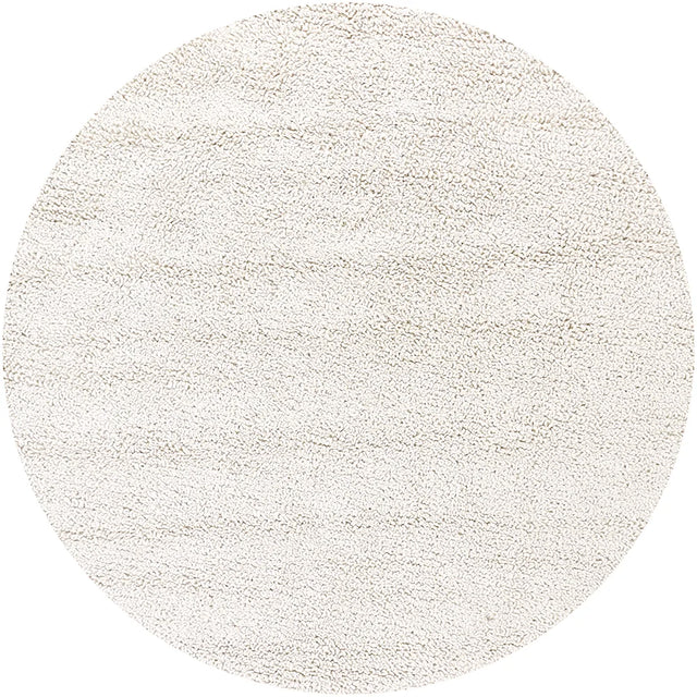 Chandra Zeal ZEA-20600 White round rug, flat view