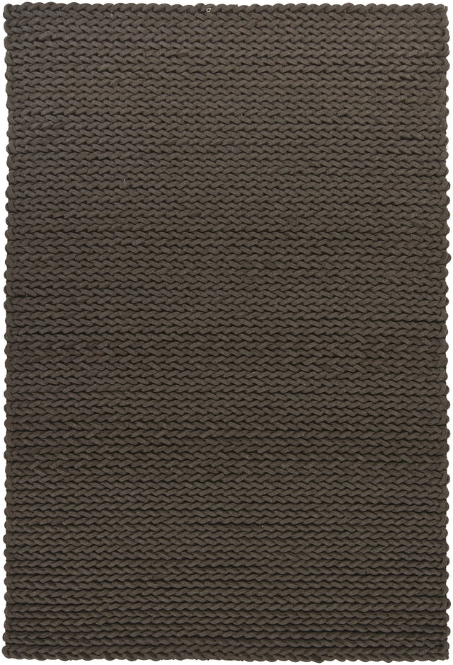 Chandra Zensar ZEN-10002 Brown rug, flat view