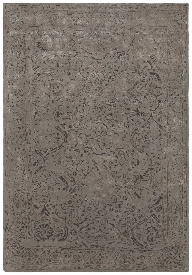 Chandra Zina ZIN-45702 Taupe rug, flat view