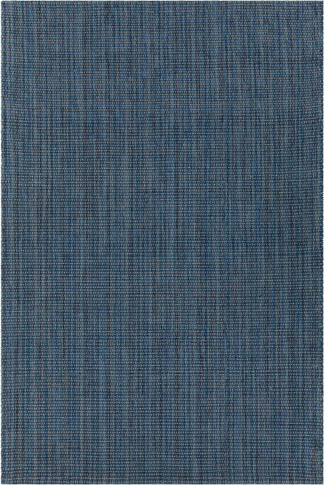 Chandra Ziva ZIV-48600 Blue and Grey and Black rug, flat view