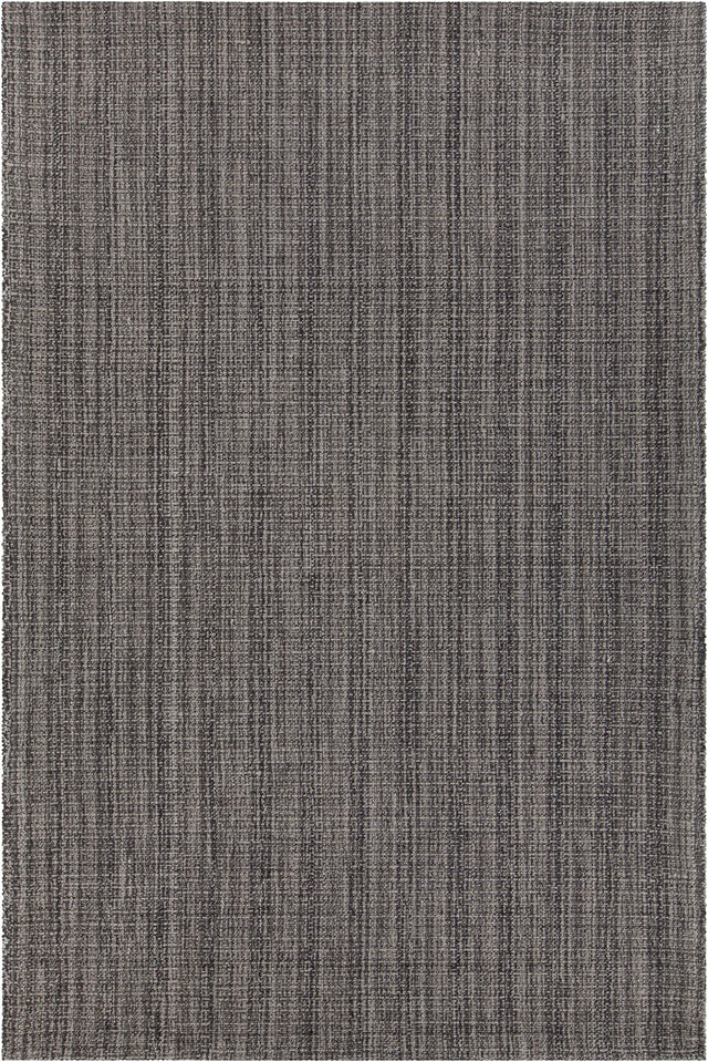 Chandra Ziva ZIV-48601 Grey and Black and White rug, flat view